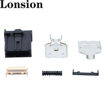 HDMI E TYPE 19P���^����ʽ6���׺�ɫABS���ͽY��܇�d�����B����