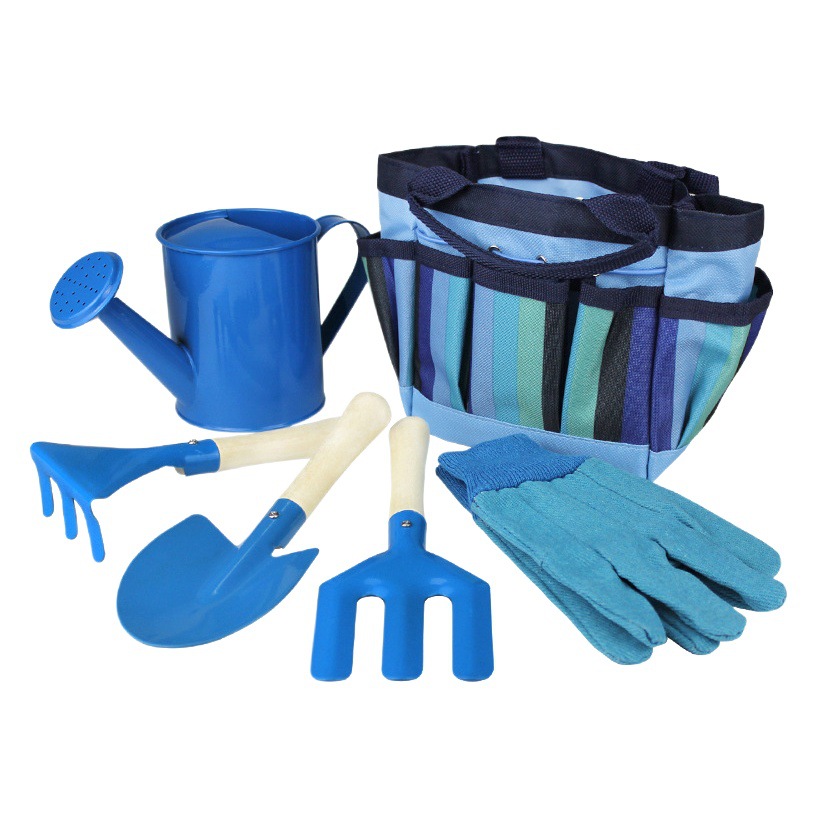 Jardín de los niños bolsa de herramientas de jardín herramienta de juguete traje al aire libre playa niños traje de fábrica