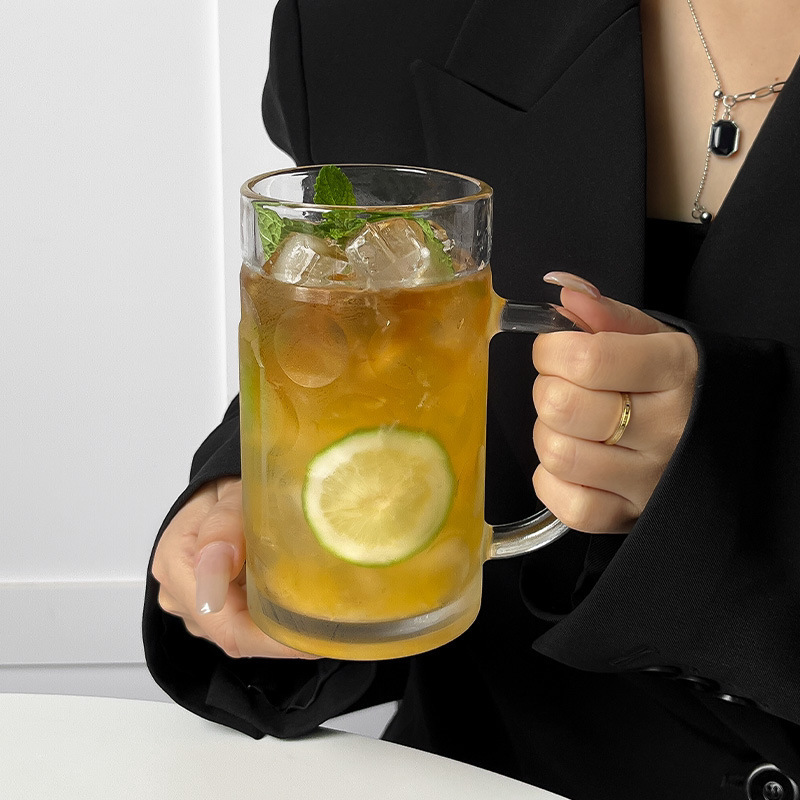 Taza de cerveza de gran capacidad, barra doméstica, taza de cerveza de gran tamaño, taza de fruta de alta calidad, taza grande