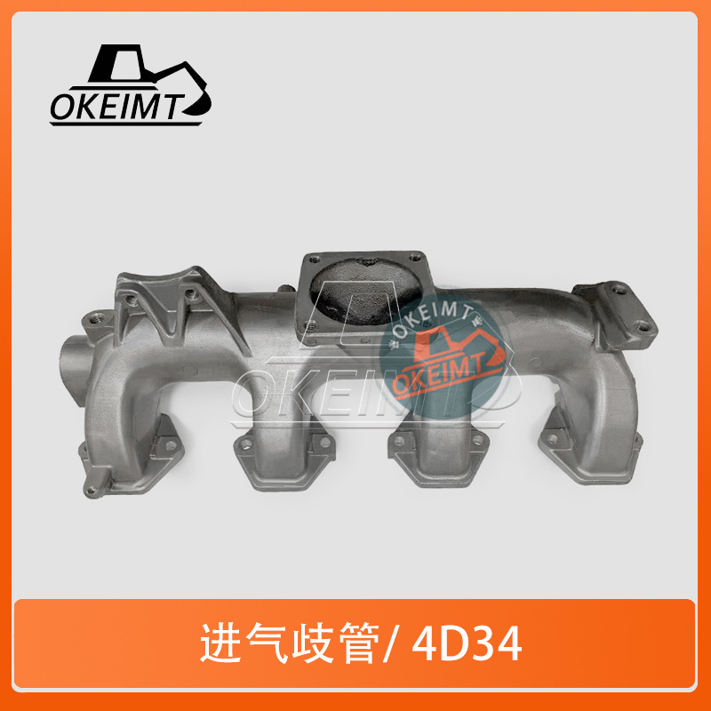 Colector de admisión 4d34 piezas del motor de la excavadora para el colector de admisión del motor Mitsubishi 4d34