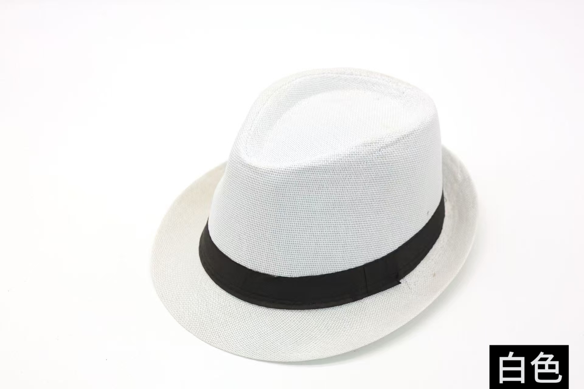 Sombrero Fedora para Hombre de Lino, Transpirable, Protección Solar y A Prueba de Viento, para Playa y Ocio