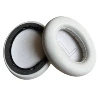 One gray and protein leather earmuff