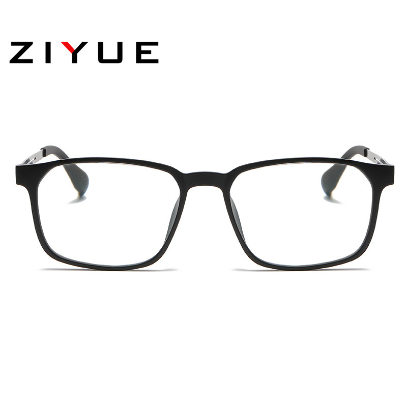 2024 new TR90 reading glasses men's anti-blue high-definition elderly glasses high-grade pure titanium temple goggles