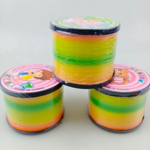 2 yuan shop magic large rainbow circle appearance elegant beautiful children's toy rainbow circle rainbow roll two yuan