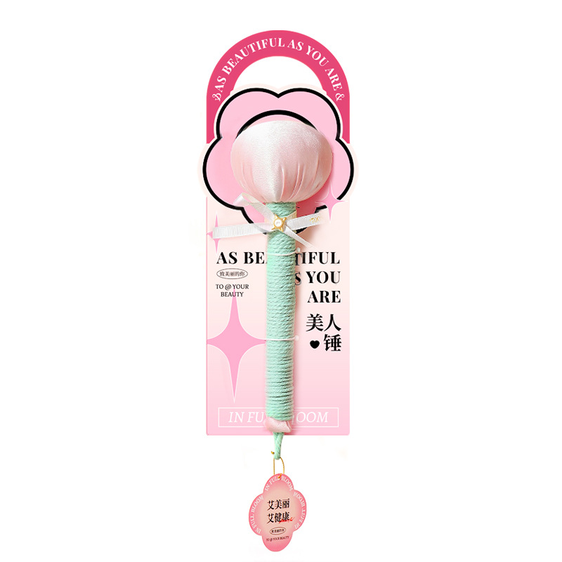 Martillo de moxiba, masaje, golpear la espalda, golpear la espalda, golpear el artefacto nervioso, dragar la moxibaxia, martillo de meridianos, barra de moxiba para la salud