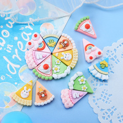 甜美蛋糕食玩 diy奶油膠自製手機殼冰箱貼髮夾飾品樹脂配件批發