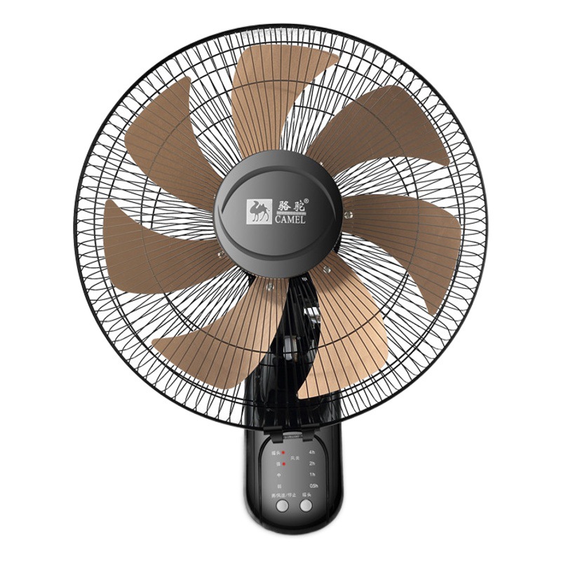 Envío gratuito Camel ventilador eléctrico ventilador de pared de 16 pulgadas de 18 pulgadas sacudiendo la cabeza Tono de luz gran volumen de aire ventilador de pared de control remoto