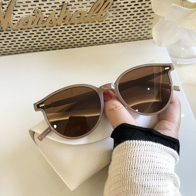 New retro rivet polarized sunglasses Xiaohongshu same style sunglasses for men and women small frame glasses SG20136 wholesale