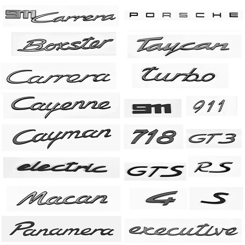 Aplicable Porsche Taycan etiqueta executive Boxst erelectric etiqueta en inglés Panamera