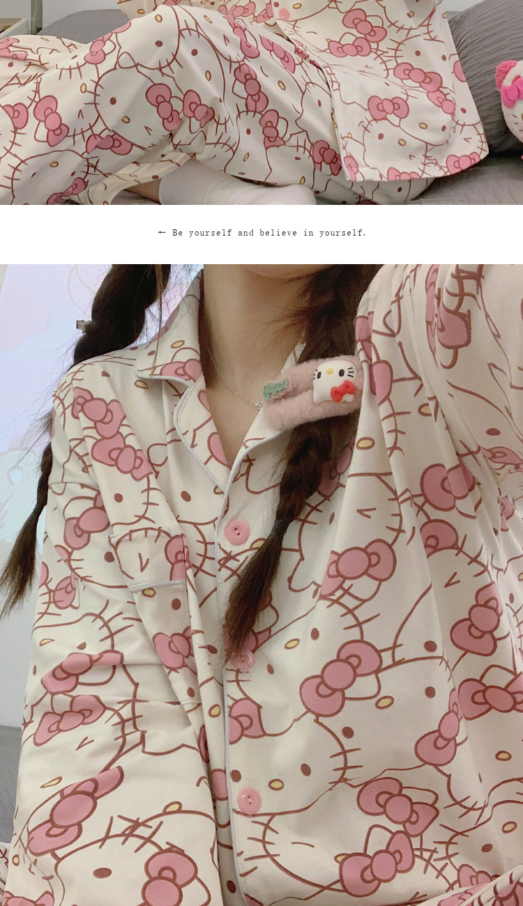 Kitty Cat Pajama Set Image 5