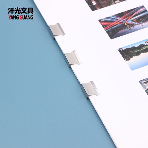 Office supplies wholesale manufacturer: medium-sized paper clip holder, creative reusable pinless stapler