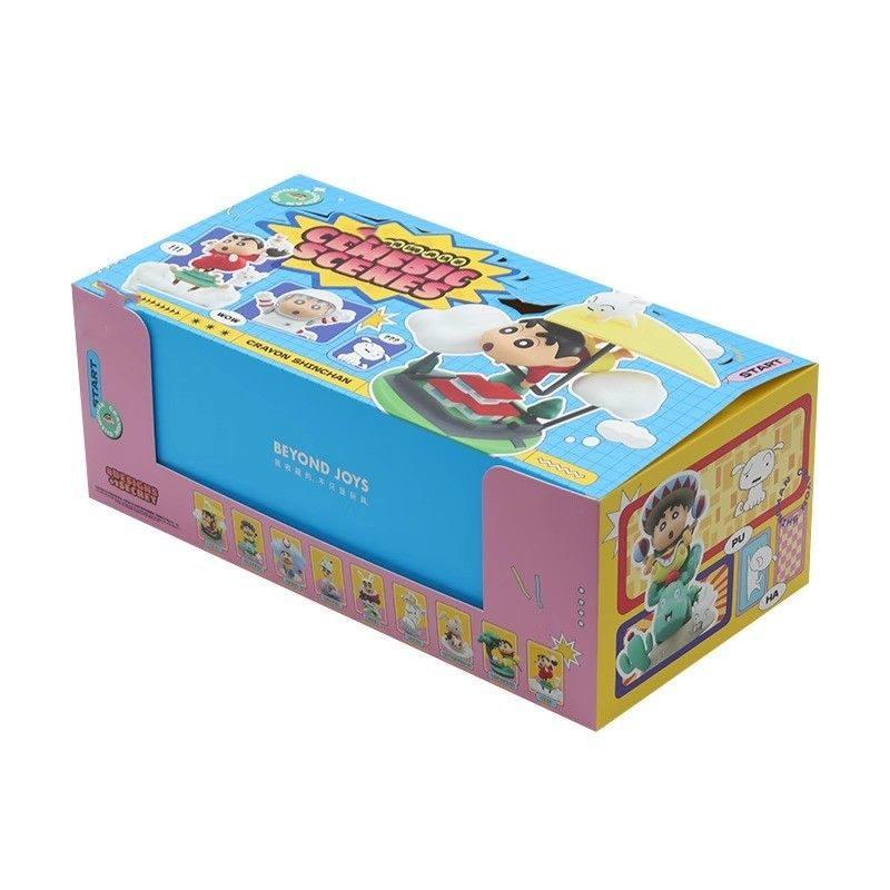 Figura coleccionable de Crayon Shin-chan, serie clásica de caja sorpresa, muñeco decorativo de escritorio, regalo creativo