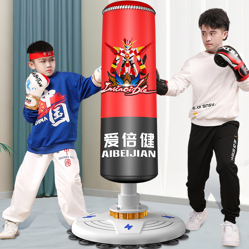 Boxing sandbag Sanda vertical household adult fitness sandbag tumbler children's hanging taekwondo training equipment