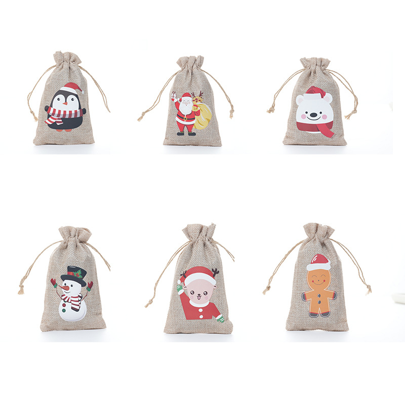 10*15 크리스마스 디자인 (6개입); 맞춤 제작 가능; 마 원단