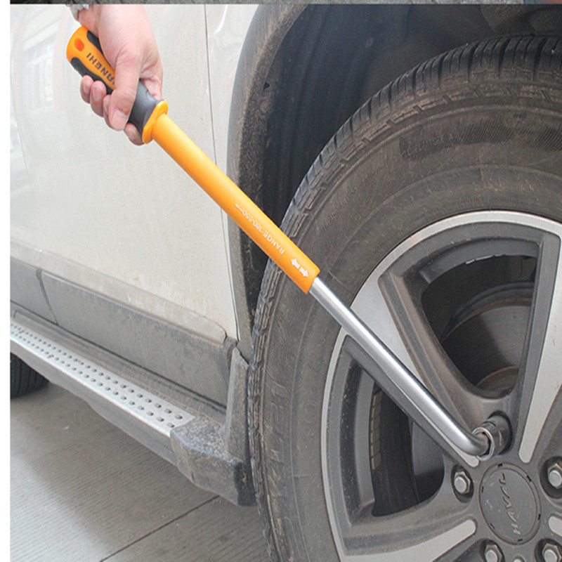 汽车轮胎套筒扳手汽车换胎工具拆胎工具十字套筒扳手伸缩轮胎扳手