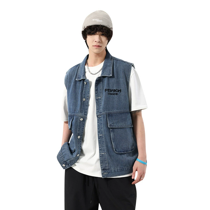 Autumn denim vest, Japanese jacket