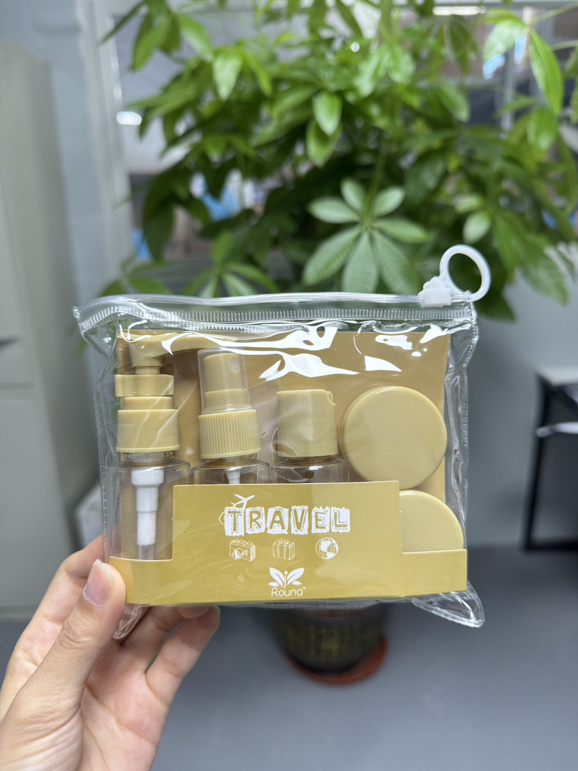 Traje de sub-embalaje de viaje sub-botella Traje de almacenamiento portátil de 6 piezas Loción en aerosol botella vacía 30ml al por mayor