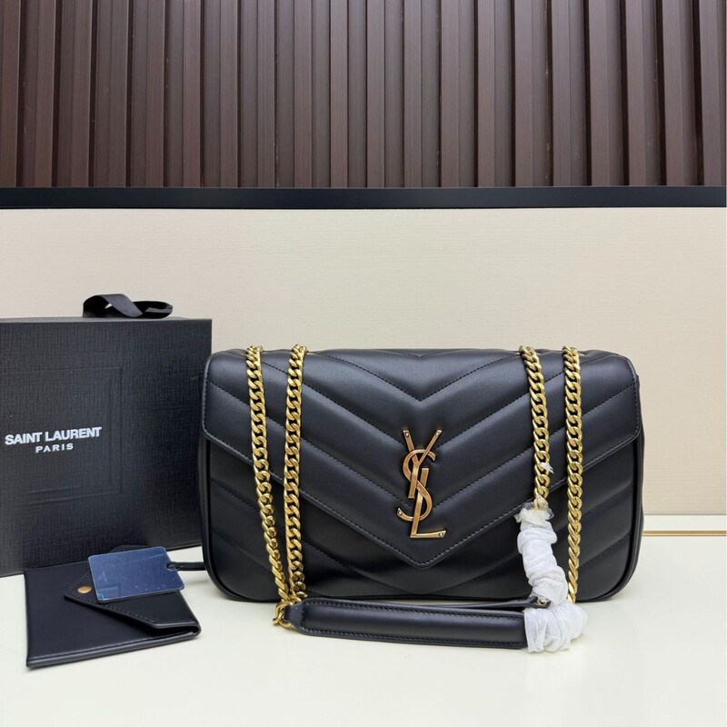 Ys Luxury Goods 2025 New Ysl Designer Genuine Leather Quilted Chain Bag Single Shoulder Crossbody Small Square Bag Ys Luxury Goods 2025 New Ysl Designer Genuine Leather Quilted Chain Bag Single Shoulder Crossbody Small Square Bag