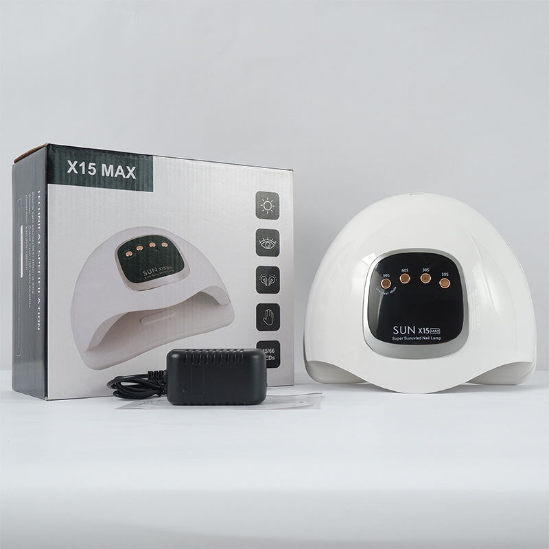 美甲光疗机X15max速干烤灯红光美甲光疗机指甲照灯烘干机不黑手