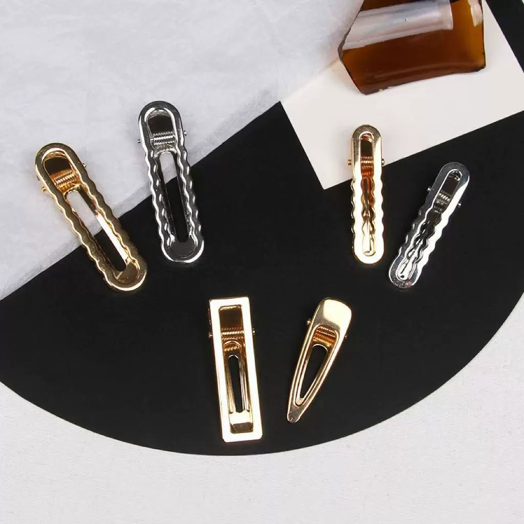 Ювелирные аксессуары своими руками, золотые зажимы специальной формы, детские заколки для волос, прямые продажи с фабрики