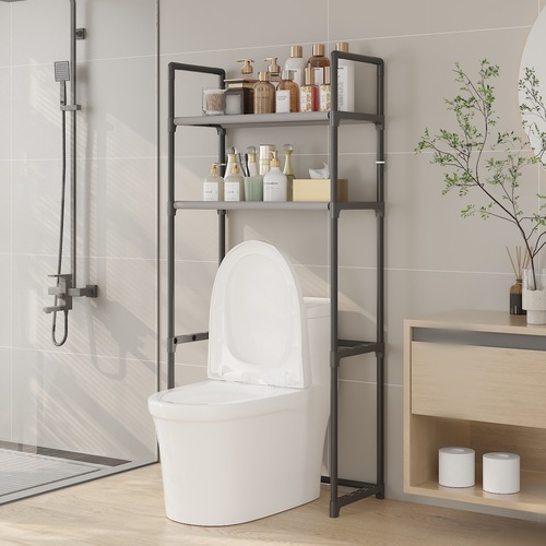 Bathroom Storage Shelf without Drilling, Multi-purpose Household Moveable Storage Rack, Storage Shelf