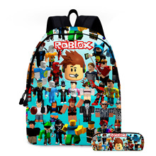 我的世界书包动漫跨境游戏roblox两件套中小学生书包儿童双肩背包