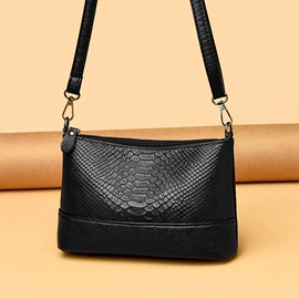 女士单肩包;小方包;真皮女包