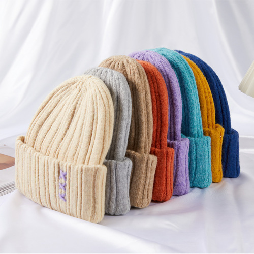 Knitted Wool Beanie for Girls Autumn and Winter Korean Style Versatile Casual Winter Sweet and Cute Trendy Korean INS Men's Cold Hat