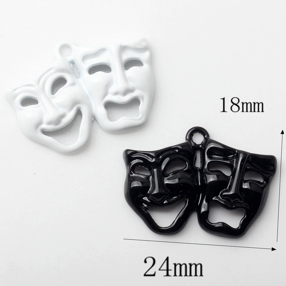 Metal mask, creative pendant, accessory, accessories, halloween, DIY