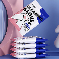 Pet wash-free dry hand gloves wet wipes for cats and dogs, body cleaning, deodorizing, enlarged and thickened wet wipes