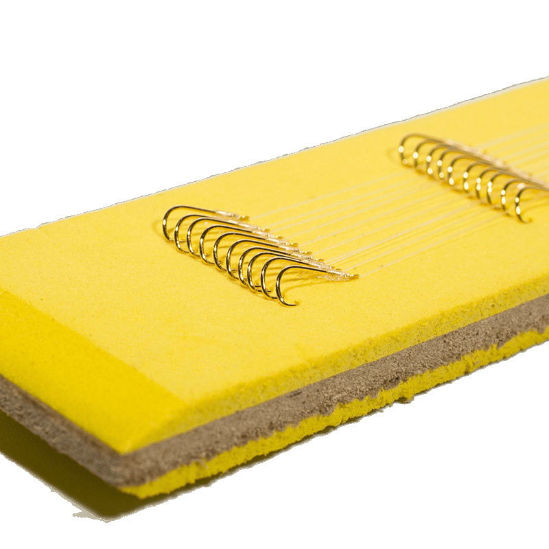 Pequeño gancho de pesca de banda blanca atado conjunto 0.30.50.8 línea de manga de oro doble gancho de línea de productos acabados de equipos de pesca suministros