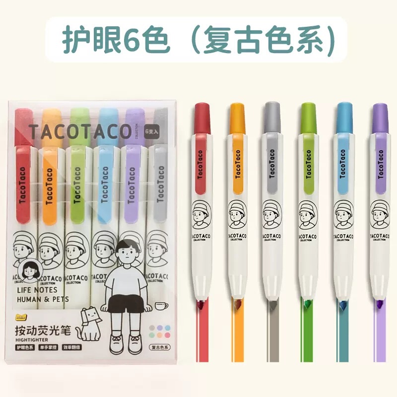 TacoTacoは蛍光ペンを押して目を保護します。|undefined