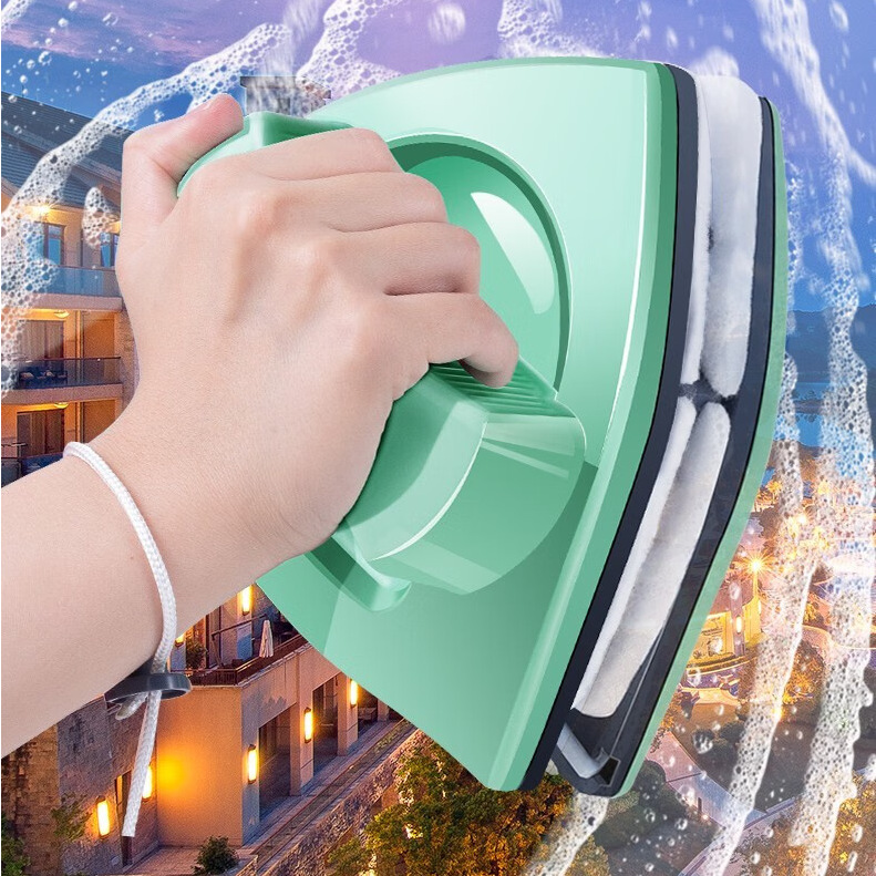 Wipe glass artifact high-rise window hollow high-rise double-sided glass scrubbing strong magnetic housekeeping special window cleaning tool