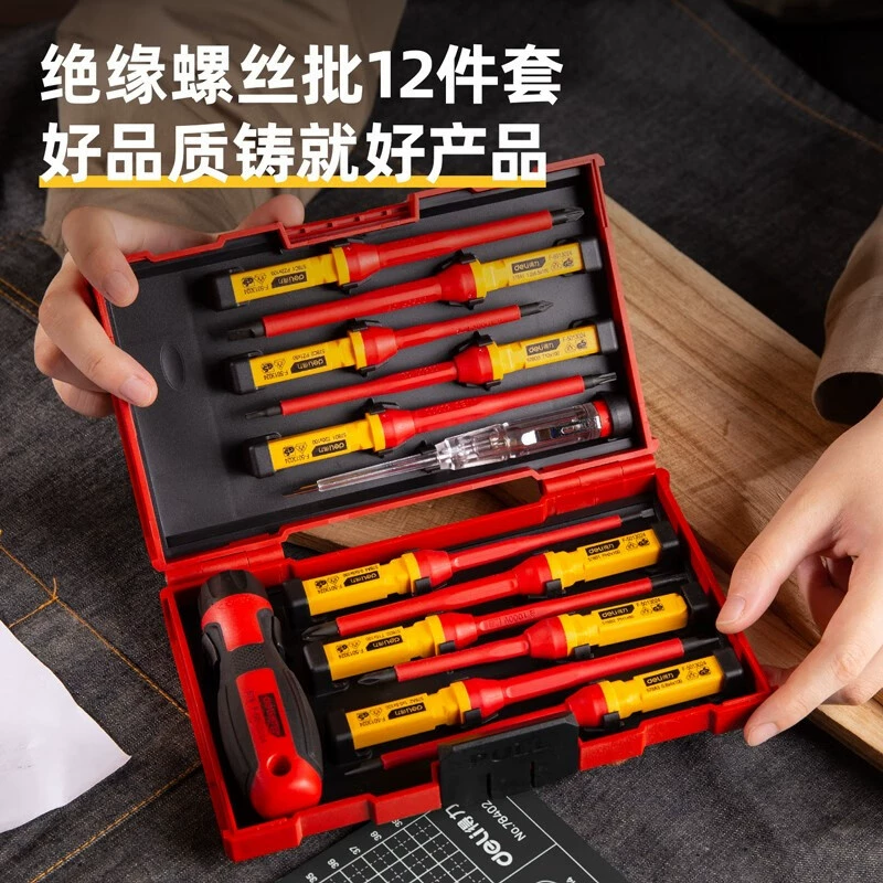 Screwdriver, set, strong magnet, 1000v