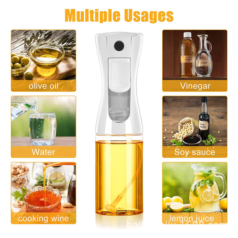 噴油壺玻璃廚房家用空氣炸鍋噴油瓶食用油噴壺噴霧瓶霧化霧狀油罐