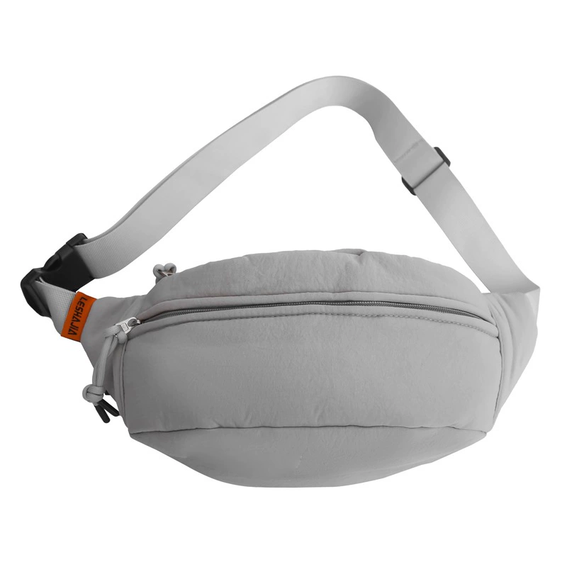 Сумка через плечо (chest bag) стёганая, демисезонная, мультицвет, универсальный пояс/ремень, 36×10×16 см