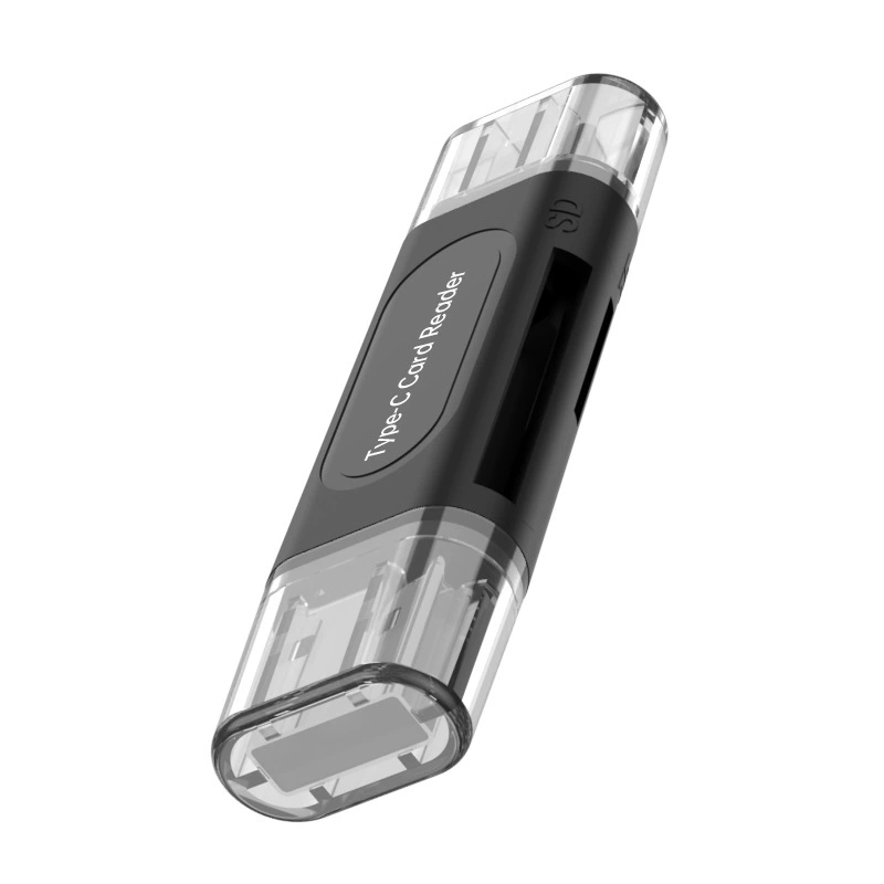 Кардридер типа «опт», sdtf карта памяти 4-в-1, мобильный многофункциональный кардридер, OTG-конвертер