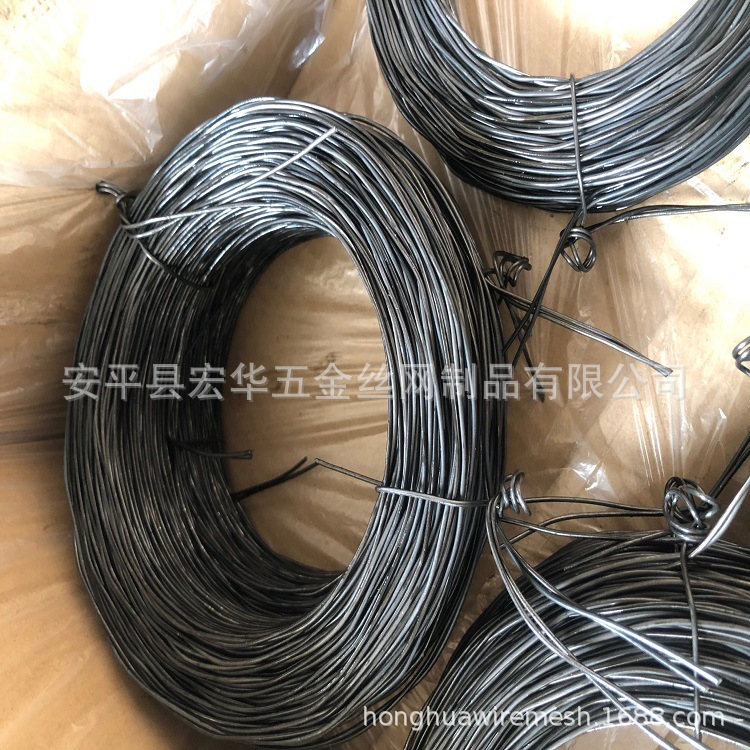 （1.24mm 2股）黑铁丝，1kg一卷的退火黑丝，小卷整齐绞合线