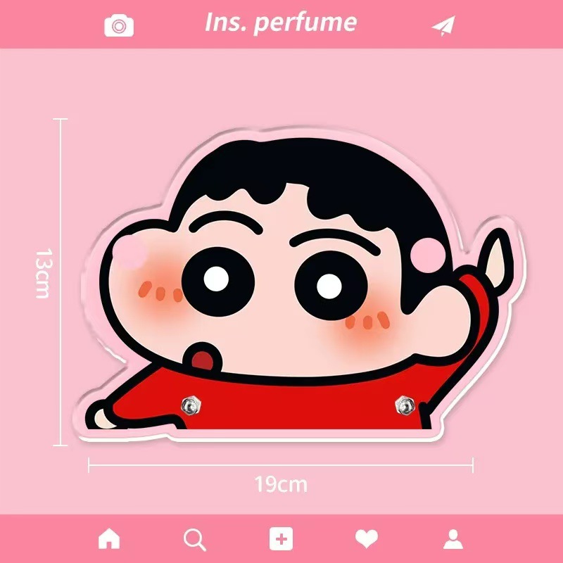 Pequeño libro rojo con el mismo estilo Sanrio kt cat Pacha marco de almacenamiento de gafas de perro lindo adorno de escritorio acrílico de alto valor image 9