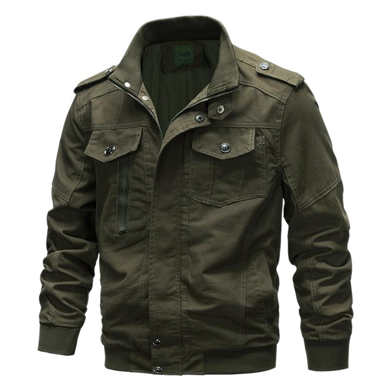 Suministro transfronterizo chaqueta engrosada forrada de lana de invierno chaqueta lavada de algodón puro de los hombres chaqueta militar de los hombres exclusivo transfronterizo