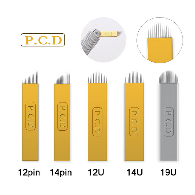 Tatuaje aguja pieza tatuaje hecho a mano ceja bordado ceja flotante ceja cuchilla tatuaje hecho a mano cuchilla tatuaje ceja aguja pieza suministros entrega de una pieza