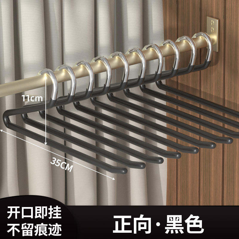 鹅型裤架家用无痕裤挂衣柜内置防滑z字多功能挂裤子衣架收纳神器|undefined