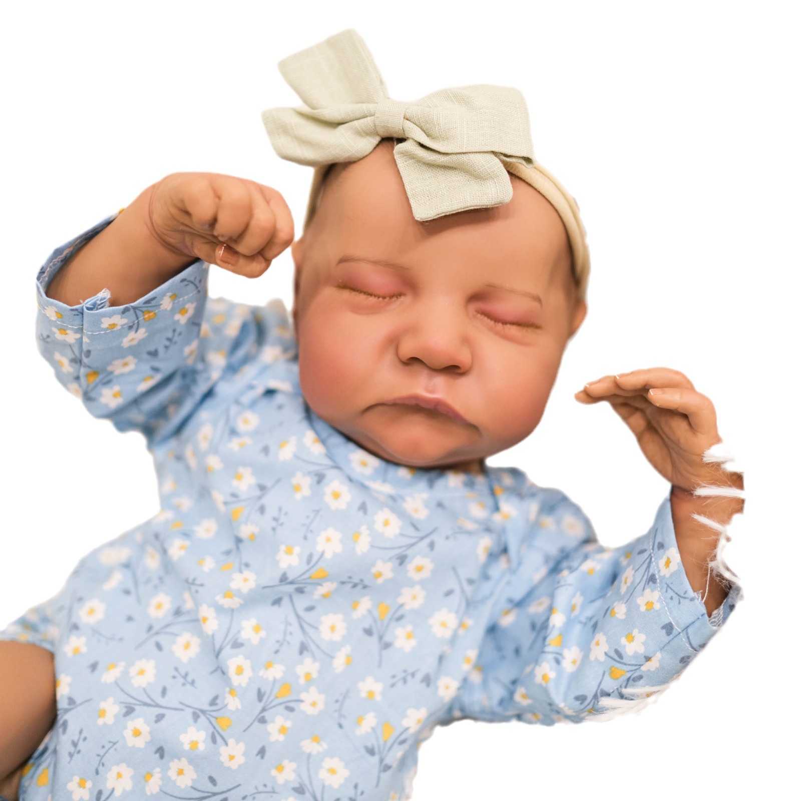 49cm muñeca renacida simulación bebé Levi transfronterizo e-commerce azul mar suministro entrega de una sola pieza