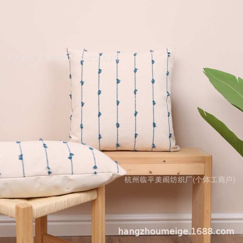 Estrias cortar flores abrazar almohada funda simple moderna almohada en casa sala de estar sofá respaldo sala de modelo almohada de alojamiento