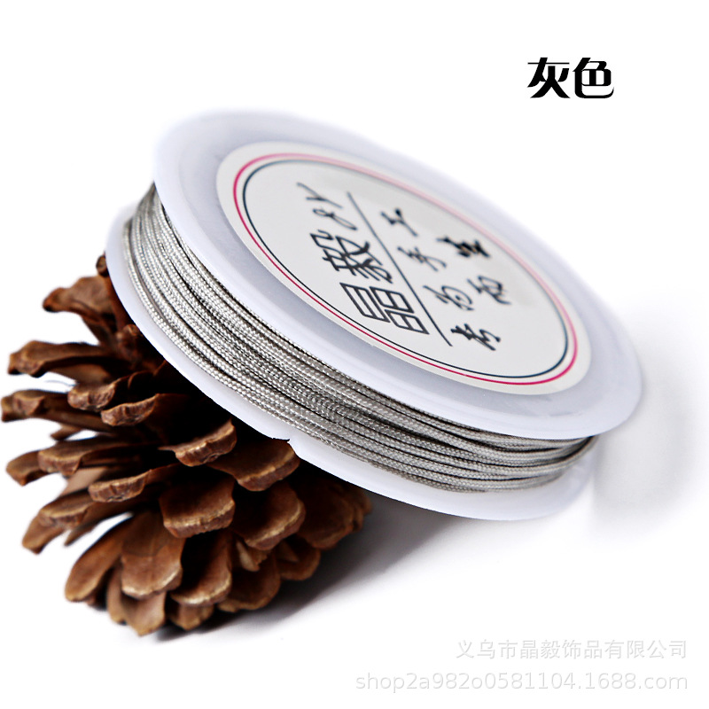 Fábrica directa 1mmA hilo Jade hilo DIY accesorios de joyería hechos a mano hilo trenzado hilo torcedura borla alambre lote