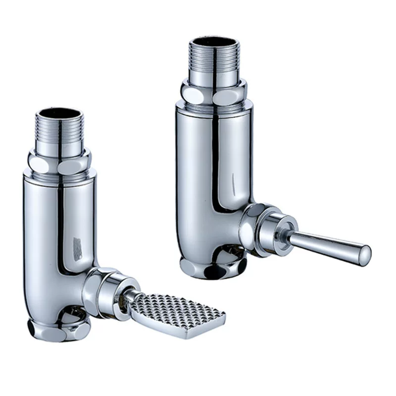 Squat toilet flush valve public restroom foot pedal flush switch toilet pan manual flush large toilet squat toilet delay valve