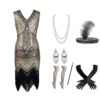 Golden skirt, accessories