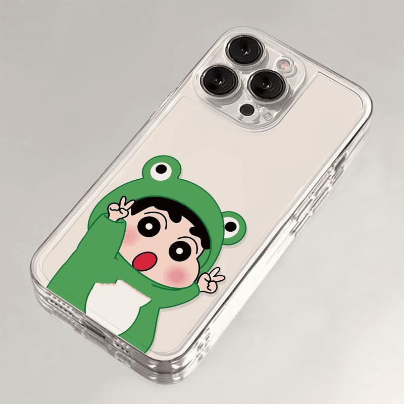 Frog Xiaoxin Is Suitable for Apple 17Promax Mobile Phone Case 16Pro Creative 15Promax Transparent 14/13/Xr Frog Xiaoxin Is Suitable for Apple 17Promax Mobile Phone Case 16Pro Creative 15Promax Transparent 14/13/Xr