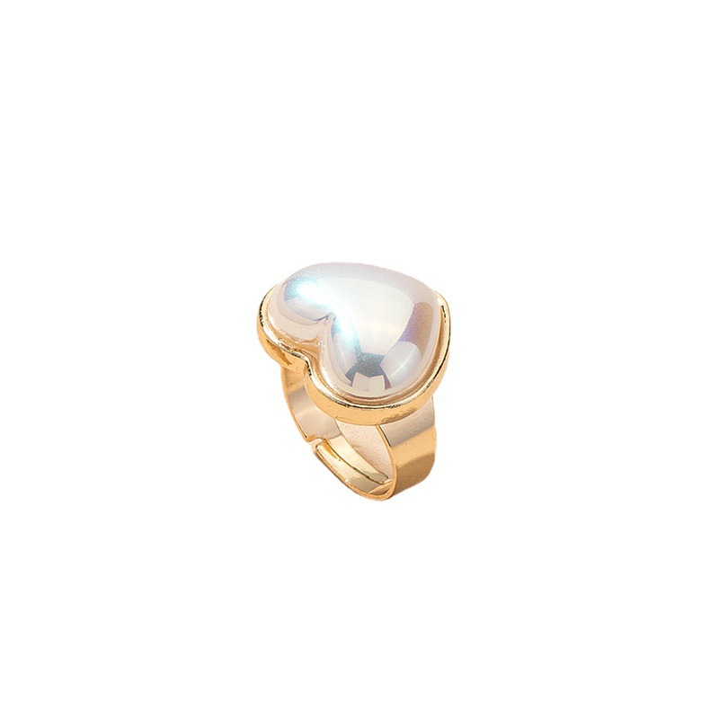 Bague Coeur Perle De Mode display picture 1