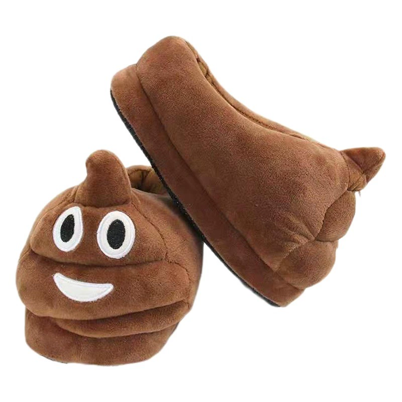Забавные хлопковые тапочки, Женский табурет, домашний креативный теплый милый мультяшный зимний Забавный мешок с хлопковой обувью для влюбленных
